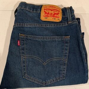 Levi's 559 Relaxed Fit Dark Blue Jeans